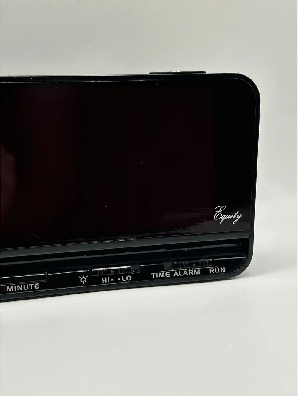 Equity 30402 Electric Alarm Clock - 3 in Extra-Large Red LED High/Low Settings